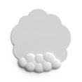 thumbnail image 1 of 2 pack Mouse Pad Wrist Support with Surface,Cloud Wrist Rest Mousepad with Memory Foam,Non-Slip Base Mouse Pad for Home Office Laptop Easy Pain Relief (Cloud White), 1 of 5