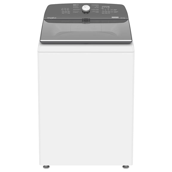 Lavadora Carga Superior Whirlpool 22 kg Xpert System Agitador Blanco 8MWTW2231WJB