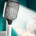 thumbnail image 5 of Handheld Pressurized Showerhead, 4 Adjustable Modes, Large Panel for Wide Coverage, Plastic Material, Sailor Style, Household Use, 5 of 6