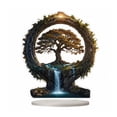 thumbnail image 1 of Flynix 2D Tabletop Water Fountain Decor Acrylic Desktop Plaque for Table Desk Shelf, 1 of 10