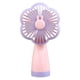thumbnail image 1 of Mini ventilador de mano portátil USB recargable pequeño ventilador de bolsillo ventilador con pilas para viajar Taro rosa, 1 of 14