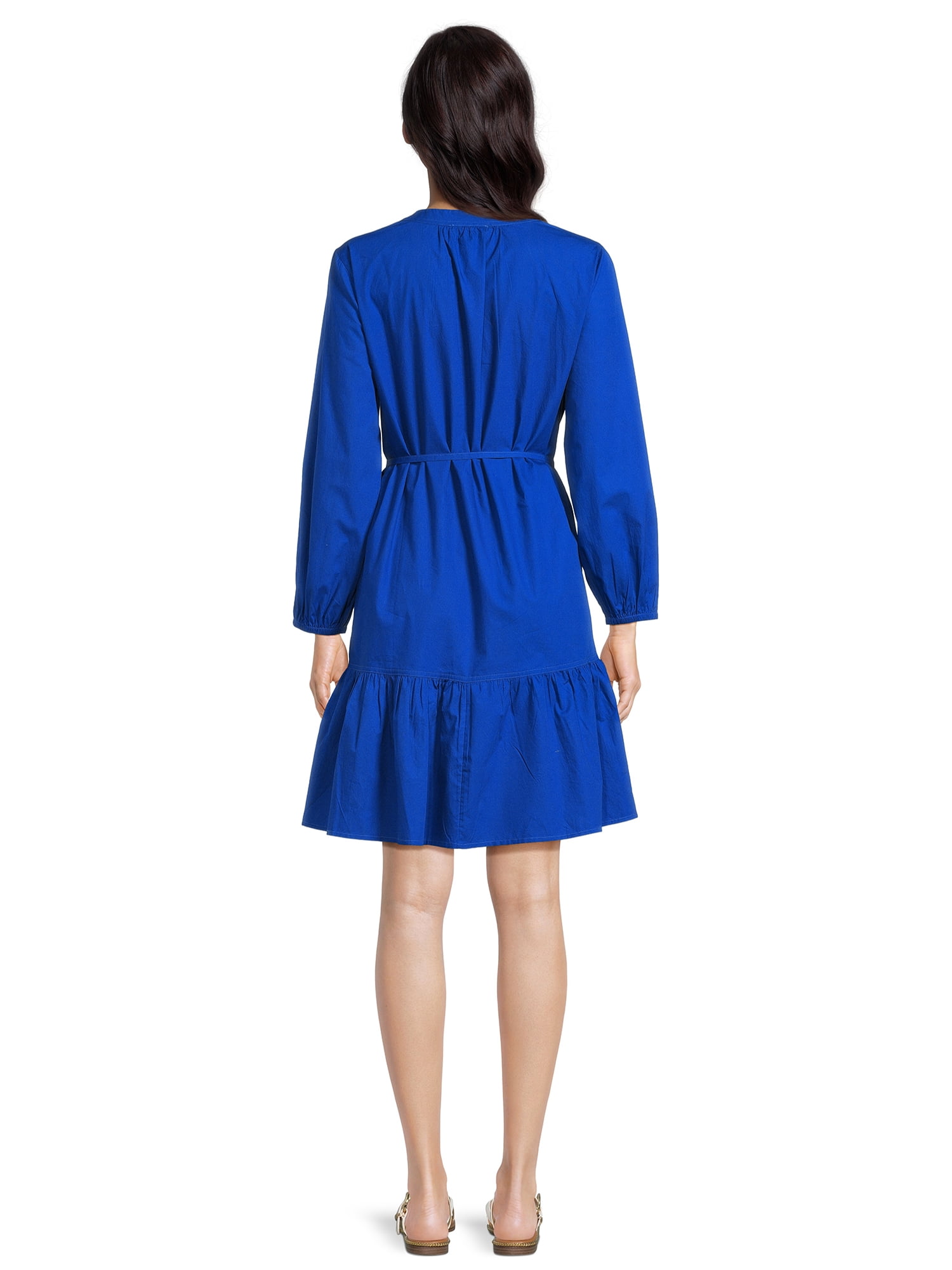 tiered shirt dress Maeve + The Bettina Made from soft Elodie Tiered Shirt Dress