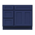 thumbnail image 5 of 39 in. W x 21 in. D x 32.5 in. H Bath Vanity Cabinet without Top in Blue, 5 of 5