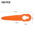thumbnail image 2 of DEBGFS 100Pcs Plastic Replacement Blades Compatible with STIHL Polycut 2-2 Polycut 3-2 Grass Trimmer - Orange,orange,none, 2 of 5