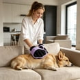 thumbnail image 4 of Cififendec Static Pet Hair Remover Mitt, 9.06"×8.27", Double Sided Mesh Breathable Grooming Glove for Dog Cat Sofa Carpet Shed Fur Quick Cleaning, 4 of 5