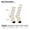 thumbnail image 2 of Hirioo Squirrel In The Forest Pattern Adult Middle Tube Socks Breathable Sock Non-Pilling,Contrasting Color Design, 2 of 6