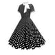 thumbnail image 2 of Vestido Corto de Verano de las Mujeres de Malla de Manga Corta Bordado Vestido de Pastel Retro, Vestido Ligero Casual para la Fiesta Y las Vacaciones, 2 of 9