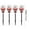 G, variant on Halloween Ground Stake Skull Yard Decoration, 3-Pack Plastic Skeleton Ornaments, Weather-Resistant Prop for Graveyard Party Scene