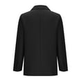 thumbnail image 6 of ZQUUVOU Women Business Blazers with Solid Color Long Sleeve Pocket Suit Jacket (Black,2XL), 6 of 6