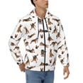 thumbnail image 4 of Zip Up Hoodies for Men - German Shepherd Dog No.1009 Long Sleeve Comfrt Men'S Fashion Hoodies & Sweatshirts, Jackets for Men Hoodies Pullover Clothing Clothes with Pouch, 4 of 5