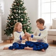 thumbnail image 5 of Nibbcoa Family Matching Christmas Pajamas Long Sleeve Tops and Plaid Family Home Loungewear  PJs, 5 of 9
