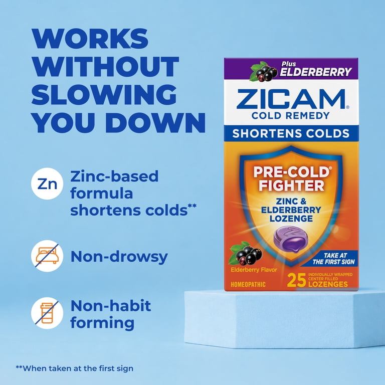 Zicam Cold Remedy Lozenges, Elderberry, 25 Count photo 5