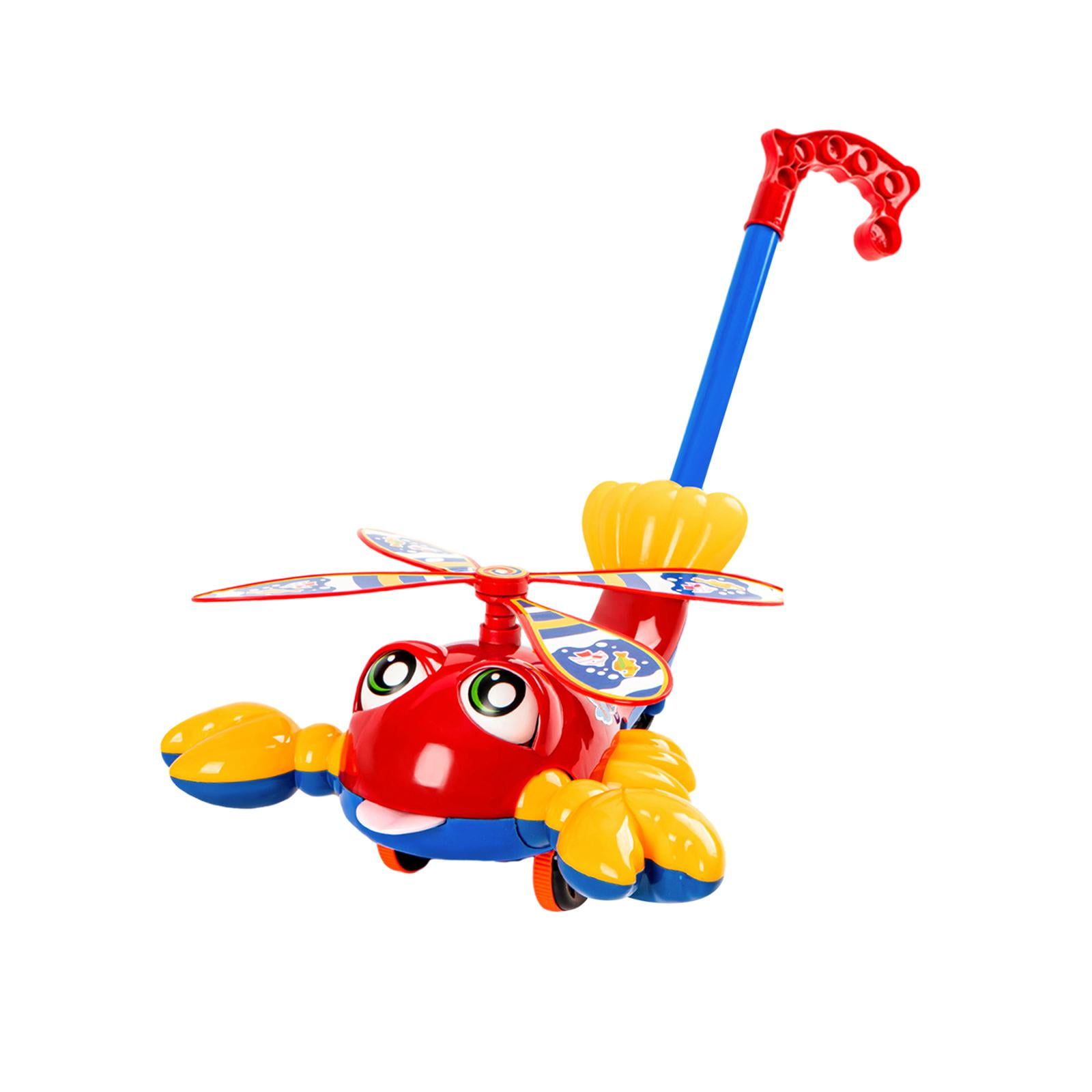 MERIGLARE Hand Push Toy Lobster Early Education Learning Walking