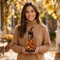 thumbnail image 4 of Resin Floral Witch Figurine, 7.1 inch Nature-Inspired Fall Halloween Statue for Tabletop, Mantel, Shelf, Entryway, Party Display and Seasonal Home Decoration, D, 4 of 7