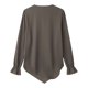 thumbnail image 5 of Camisetas de Cuello en V de Manga Larga para las Mujeres Blusa de Ruffle Casual Camiseta de Trabajo Tops, Tops de Manga Larga de Moda para las Mujeres 2025 Pullover Suelto, 5 of 6