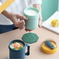 thumbnail image 4 of SUNSHNO Soup Mug with Lid and Scoop,18 Ounce Microwave Soup Mugs Food Flasks Oven Milk Cup Food Jar Container for Breakfast Soups, Noodles, Hot Cereal and More (Green), 4 of 7