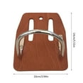 thumbnail image 5 of lanema Waist Mount Hammer Holder Tool Belt Hammer Holder Belt Hook Peg Hooks Tool Shelf Wrench Holder Hammer Holster, 5 of 7