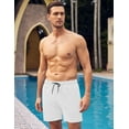 thumbnail image 3 of COOFANDY Mens Swim Trunks Quick Dry Swim Shorts with 5 inch Inseam Funny Beach Shorts, 3 of 6