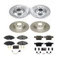 thumbnail image 3 of PowerStop Front and Rear Z23 Evolution Sport Carbon-Fiber Ceramic Brake Pad and Drilled & Slotted Rotor Kit Fits: VOLKSWAGEN Select Models K8365, 3 of 10