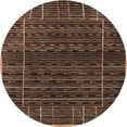 thumbnail image 1 of Ahgly Company Machine Washable Indoor Round Contemporary Night Red Area Rugs, 3' Round, 1 of 7