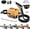 Orange, variant on 2026 New Portable Handheld Steam Cleaner 2500W Powerful Steam Cleaner 6 Speed Adjustable 1200ml Tank Household Steamer for Kitchen Bathroom Car Furniture,Red