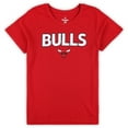 thumbnail image 2 of Women's Fanatics Red/Heather Gray Chicago Bulls Plus Size T-Shirt & Shorts Combo Set, 2 of 3