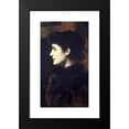 thumbnail image 2 of Jean-Jacques Henner 10x14 Black Modern Framed Museum Art Print Titled - Eugenie-Marie Gadiffet-Caillard Dite Germaine Dawis (1892), 2 of 5