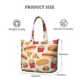 thumbnail image 4 of Weekender Bag Sport Travel Duffle Bag for Travelers on Short Trips French Frie, 4 of 5
