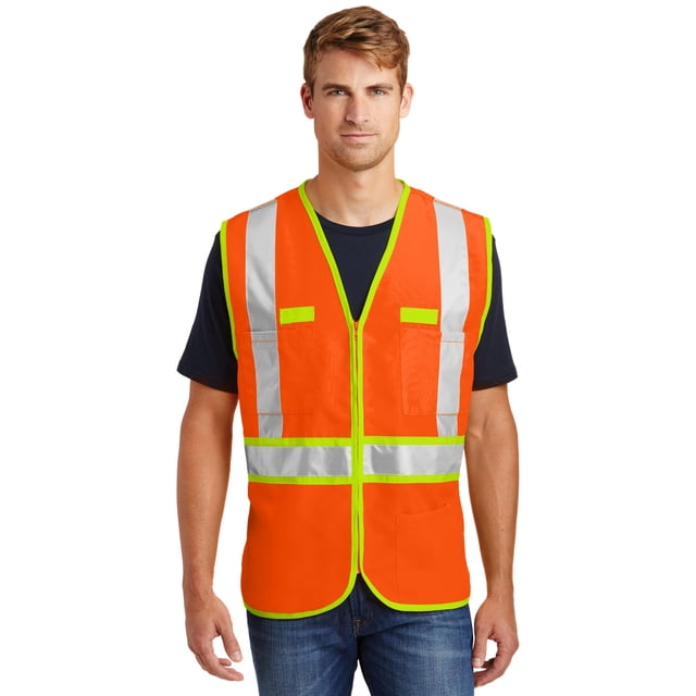 CornerStone® - Chaleco de seguridad bicolor ANSI 107 Clase 2. CSV407 Piedra angular CSV407