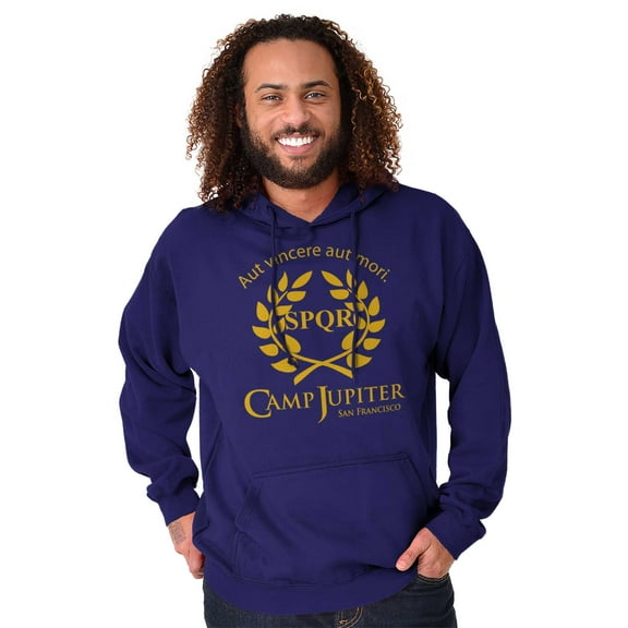 Camp Jupiter SPQR Greek Mythology Hoodie Sweatshirt Women Men Brisco Brands S