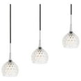 thumbnail image 3 of Woodbridge Lighting Bristol 5-Light Glass Linear Pendant in Chrome/Clear, 3 of 4