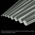 thumbnail image 3 of Uxcell 12pcs Acrylic Round Rods 9/32" x 12" Clear Acrylic Dowel Rods Sticks Plastic Sticks Strip for DIY Crafts Lighting Gardening Decorations - 2mm x 300mm, 3 of 5