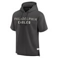 thumbnail image 2 of Men's Fanatics Charcoal Philadelphia Eagles Elements Future Ground Lettering Short Sleeve Pullover Hoodie, 2 of 3