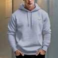 thumbnail image 6 of Men's 330g 100% Cotton Pattern Terry Dropped Shoulder Hoodie-Six Pointed Star, 6 of 15