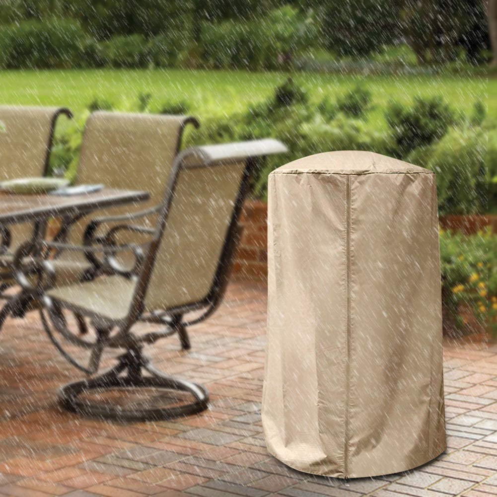 Garden Patio Heater Dust Protective Cover Waterproof Outdoor Furniture Protector 