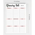 thumbnail image 2 of Inkdotpot Grocery List Notepad 6 x 9 inches Magnetic Note pad with Printed Shopping List Items and Blank Grocery Shopping Spaces , 54 Page Weekly Grocery Shopping Planner, 2 of 5