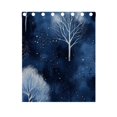 thumbnail image 5 of Winter Trees Curtains Grommet Black Out 63 Inch Length Curtain Drapes for Bedroom Living Room 2 panels set, 5 of 5