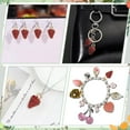 thumbnail image 5 of 24Pcs 3D Strawberry Charm Alloy Enamel Fruit Charms Cute Fruit Strawberry Pendant 16x9.5x7mm Imitation Food Pendant for Earrings Necklace Jewelry Making Accessory Supplies, 5 of 5