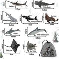 thumbnail image 5 of Newway Easter 20 Pack Realistic Shark Toys Ocean Animals Toys With Mesh Bag Assorted Sea Animal Toys Including Shark, Whale, Dolphin Bath Toys Compati, 5 of 5