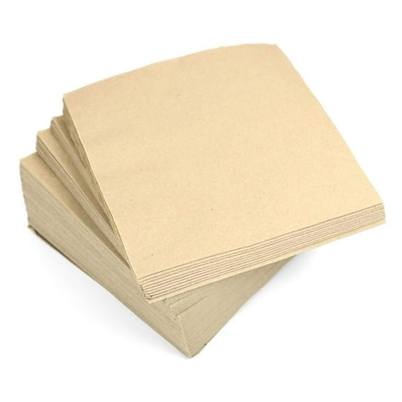BAMBOO DISPOSABLE BEVERAGE NAPKINS 2 PLY: 40CT