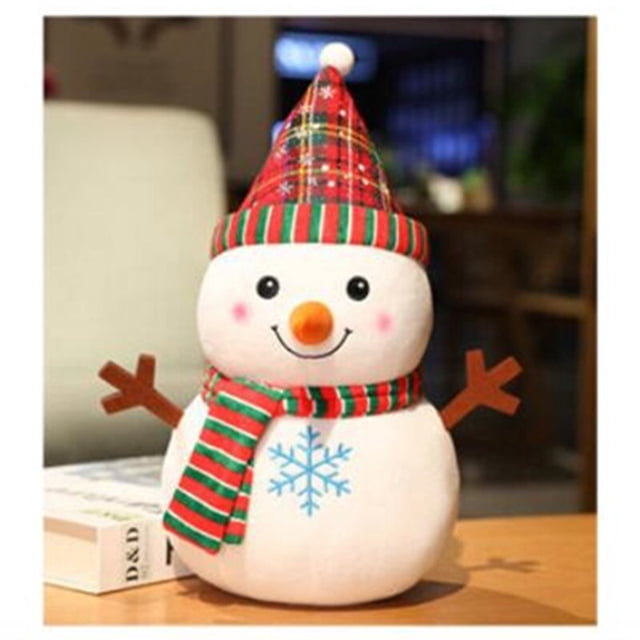 Muñeco de nieve Kawaii, muñeco de peluche de dibujos animados, muñecos de Papá Noel, ciervos de Año Nuevo, regalos de Navidad zhangyuxiang LED