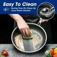 thumbnail image 6 of Innerwell 6 Piece Stainless Steel Frying Pan Cookware Set Non-stick with Lid Stay Cool Handle Omelette Skillet Works with Induction, 6 of 6