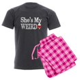 thumbnail image 5 of CafePress - Shes My Weirdo Couple Pajamas - Men's Loose Fit, Cotton - 2 Piece Pajama Set, 5 of 7