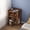 Brown, variant on NEWSENDY Corner Cabinet,9 Cubby Corner with USB Ports and Outlets,3-Tier Corner Storage Cabinetfor Small Space,Wooden Corner Bookshelf for Living Room,Rustic Brown