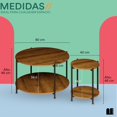 thumbnail image 4 of Mubson Set de Mesas de Centro Verona, 4 of 5