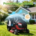 thumbnail image 3 of BN-LINK Universal Riding Lawn Mower Cover Waterproof Heavy Duty 600D Polyester Oxford,Fits Tractor Covers Decks up to 54", Windproof UV Protection Universal Fit with Drawstring & Cover Storage Bag, 3 of 6