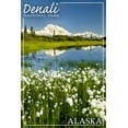 thumbnail image 5 of Denali National Park, Alaska, Alaska Cotton and Denali (Cotton Canvas Apron, Kitchen Cooking, Baking, Grilling, Unisex with Pockets), 5 of 5