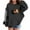 Black, variant on Teen Girls Baggy Hooded Solid Trendy Sweatshirt With Baseball Cute Long Sleeve Pullover Sweater Preppy Girl Fall Clothes - Black,11-12Years