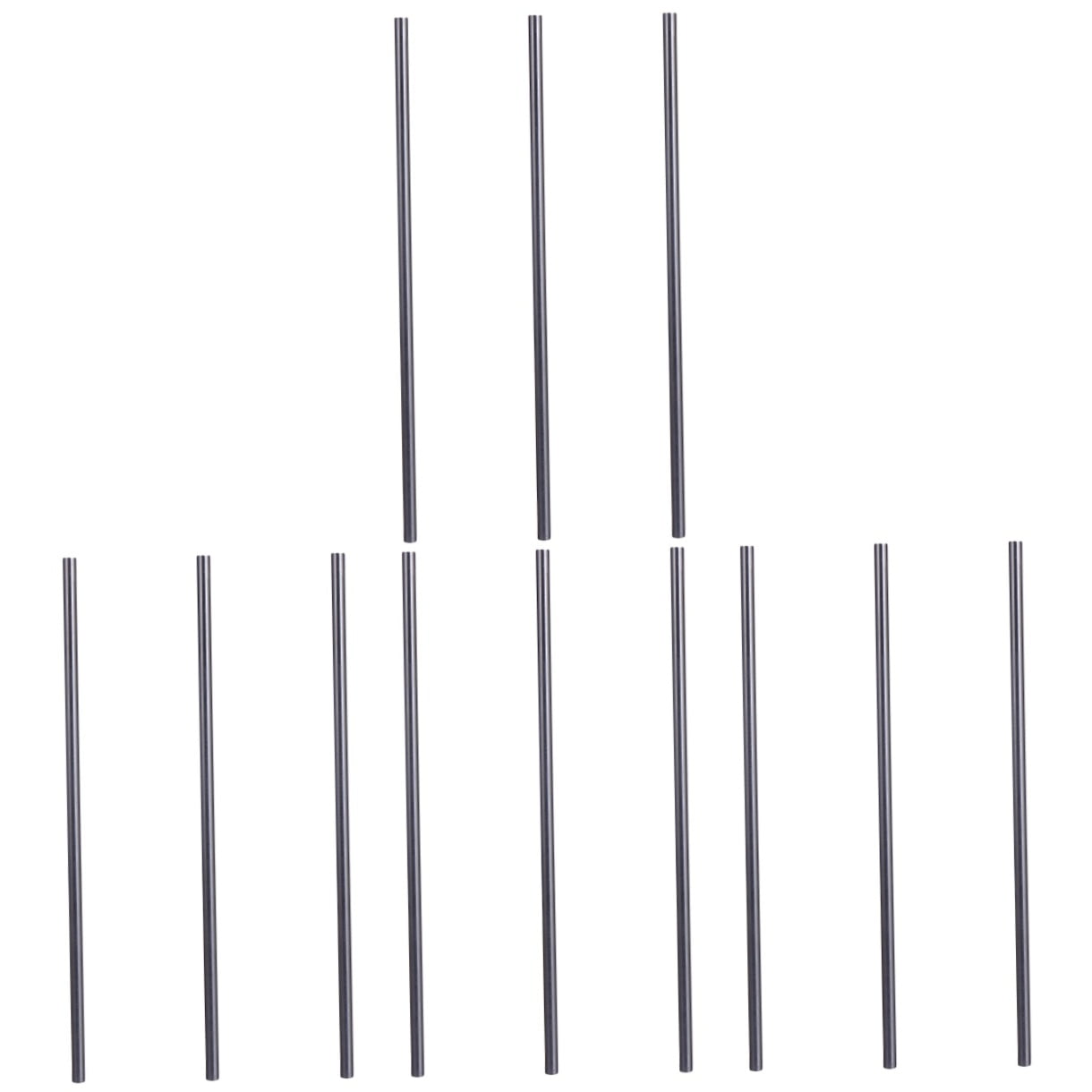 12 Pcs  Graphite Stir Sticks Graphite Stir Rod Mixing Stirring Rod for Melting Metals