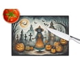 thumbnail image 4 of La Llorona Skeleton Spooky Halloween Glass Cutting Board Large 12 in x 15 in, 4 of 5